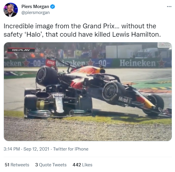 , Lewis Hamilton inches from tragedy as Max Verstappen’s car LANDS on him in terrifying Italian GP crash