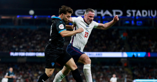 , England 0 World XI 3: Love Island’s Kem Cetinay scores twice and Lee Mack breaks duck in dominant Soccer Aid win