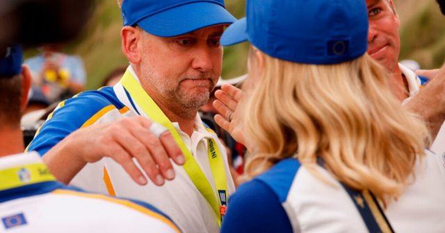 , Ian Poulter breaks down in tears on what could be last Ryder Cup appearance as he makes history with singles win