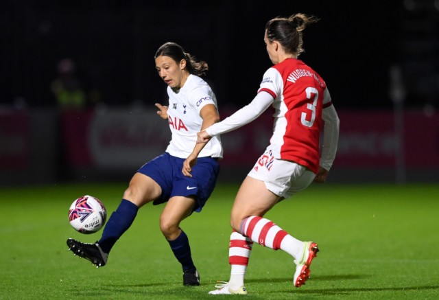 , Arsenal 5 Tottenham 1: Gunners trounce Spurs to set up Women’s FA Cup semis duel with Brighton