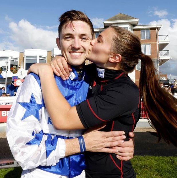 , Meet the jockey rejected by Tottenham who’s earned millions in racing and celebrated win with kiss from girlfriend