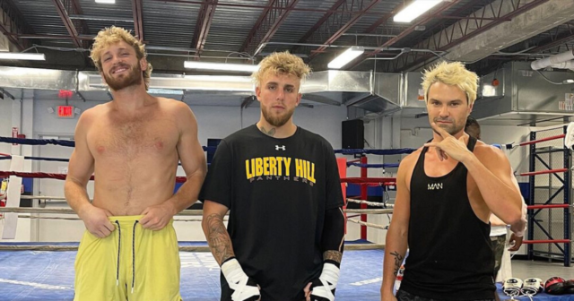 , Jake Paul returns to training with brother Logan as Tommy Fury’s dad accuses YouTuber of ‘being greedy’ in negotiations