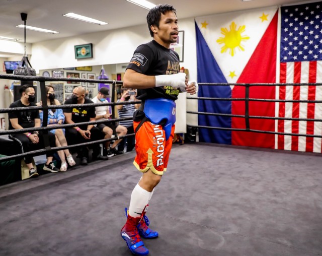 , Manny Pacquiao’s son Emmanuel Jr, 20, trains with superstar Canelo Alvarez as he looks to follow in his dad’s footsteps