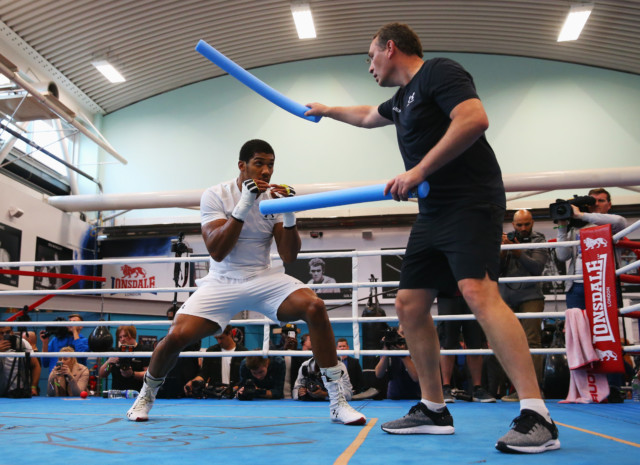 , Five things Anthony Joshua could do while touring US gyms including spar Andy Ruiz Jr and sign up new coach for Usyk