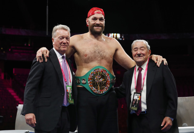 , Frank Warren names Tyson Fury as No1 heavyweight in the world ahead of Usyk but snubs Anthony Joshua from top FIVE