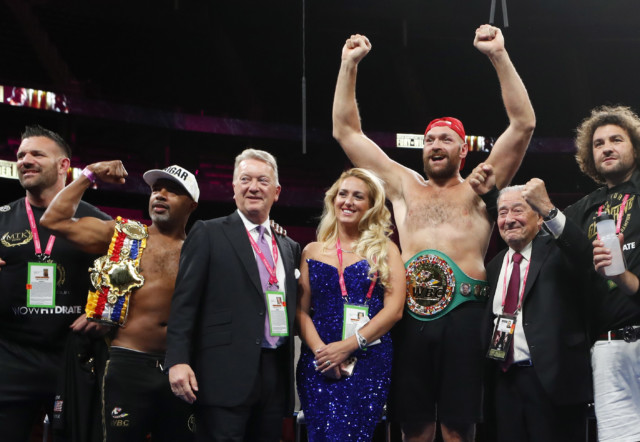 , Man Utd fan Tyson Fury eyes Old Trafford bout against Dillian Whyte for homecoming celebration after Deontay Wilder win