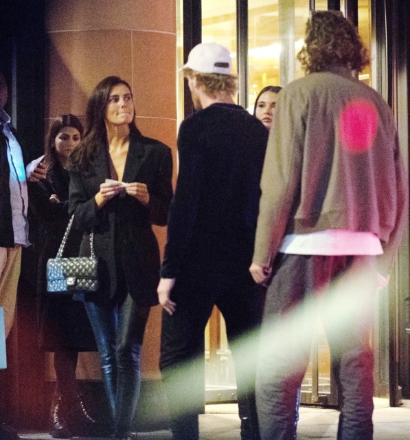 , Logan Paul leaves plush Mayfair restaurant with mystery ladies before heading to the celebrity hotspot Tape Nightclub