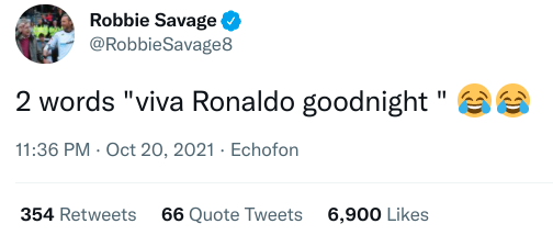 , ‘Two words.. viva Ronaldo goodnight!’ – Fans MUTE BT Sport over Robbie Savage’s ’embarrassing’ punditry in Man Utd win