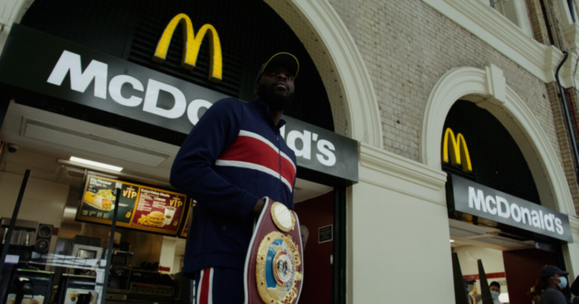 , Lawrence Okolie plans to own a McDonald’s restaurant after being inspired to box while working tills at fast food chain