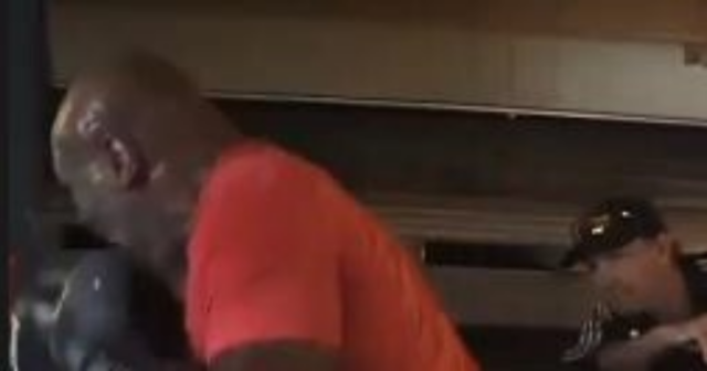 , Watch Mike Tyson, 55, train in his pants as he shows off blistering speed and explosive power ahead of Logan Paul fight