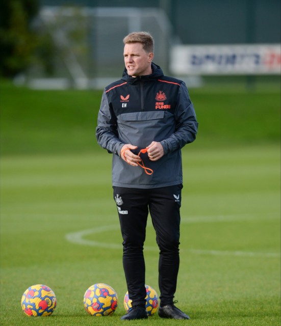 , Eddie Howe leads Newcastle training for first time after arriving at 6:55am to put players through their paces