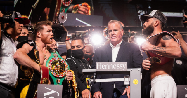, Canelo Alvarez earns £30m GUARANTEED before PPV bonuses with Caleb Plant banking at least £7.4m with purses revealed