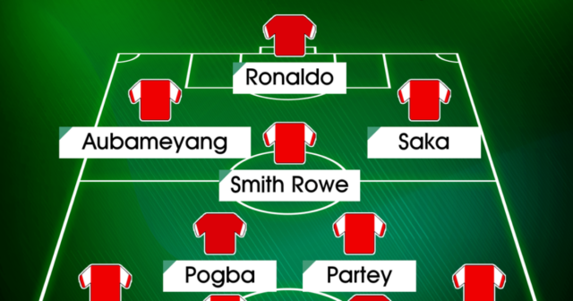 , Man Utd and Arsenal combined XI revealed with Gunners DOMINATING team after strong Premier League season so far