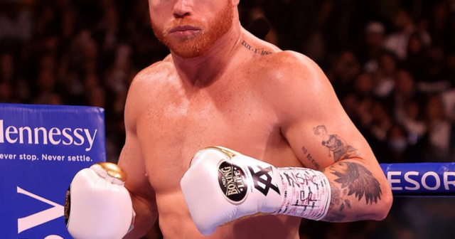 , Canelo Alvarez could move up to Tyson Fury and Anthony Joshua’s HEAVYWEIGHT division, claims Eddie Hearn