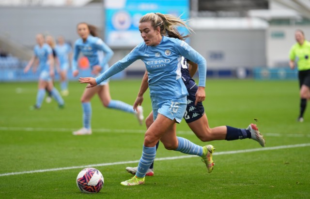 , Manchester City 5 Aston Villa 0: Raso bags brace as City trounce Villa to seal first home win in WSL this term