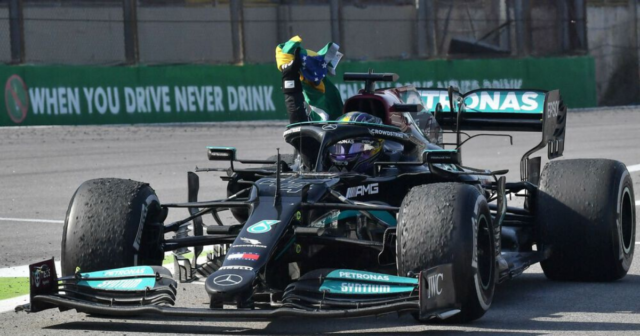 , Lewis Hamilton fined £22,000 for taking off SEAT BELT during sensational Brazilian Grand Prix win