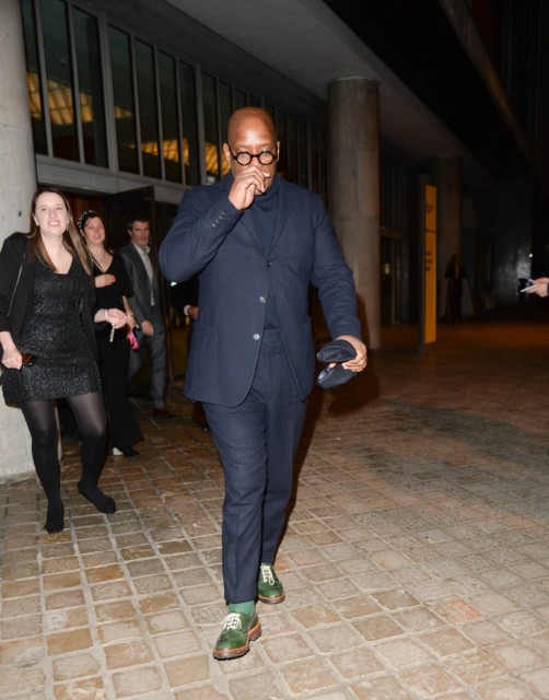 , Man Utd legend Roy Keane looks worse for wear as he leaves ITV Palooza after party with Arsenal hero Ian Wright