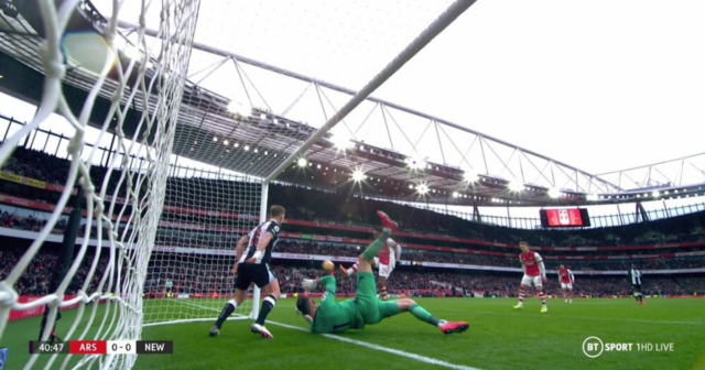 , Watch Aubameyang somehow MISS from a yard out as Arsenal star’s rebound hits the post after Smith Rowe denied