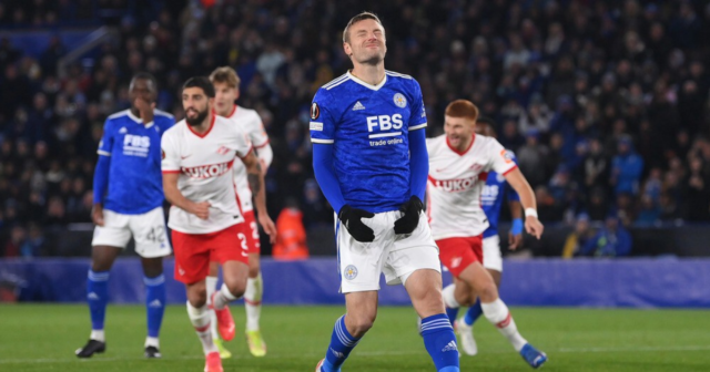 , Leicester 1 Spartak Moscow 1: Vardy’s penalty flop leaves wasteful Foxes at risk of Europa League exit