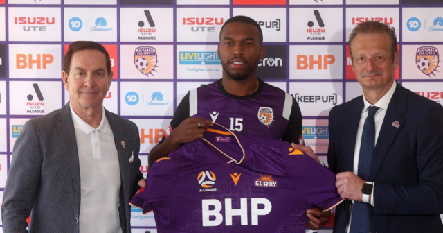 , Daniel Sturridge hints he could make Perth Glory debut this week as England’s forgotten man is unveiled at new club
