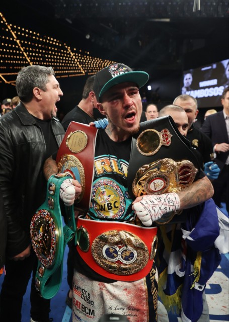 , Eddie Hearn slams Teofimo Lopez’s ‘delusional’ dad after he blames promoter for son’s shock defeat to George Kambosos Jr