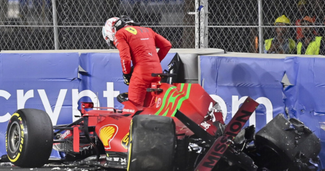 , Leclerc suffers terrifying 160mph crash in Saudi Arabia to spark safety fears ahead of Hamilton vs Verstappen showdown