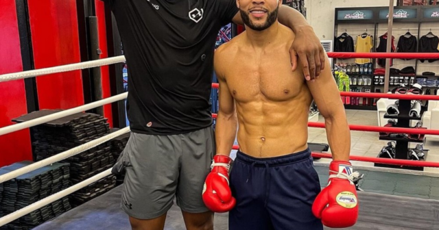 , Anthony Joshua cheers on Chris Eubank Jr in Dubai sparring ahead of Brit’s grudge match against Liam Williams next month