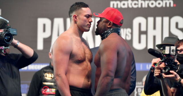 , Chisora and Parker weigh-in for rematch with Kiwi almost a STONE heavier than first fight after Tyson Fury’s training