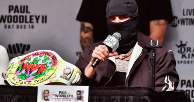 , ‘I’ll eat your ass’- Jake Paul in bizarre threat to Tyron Woodley as balaclava-wearing star calls fight a ‘bank robbery’