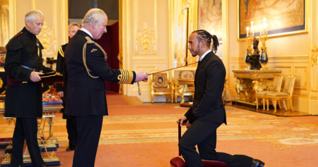 , Sir Lewis Hamilton knighted by Prince of Wales just days after controversial F1 title defeat to Max Verstappen