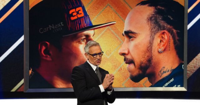 , Gary Lineker takes swipe at Max Verstappen’s controversial win over Lewis Hamilton at SPOTY 2021 awards