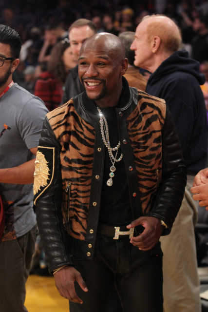 , Floyd Mayweather shows off his incredible £14MILLION watch encrusted with huge dazzling diamonds
