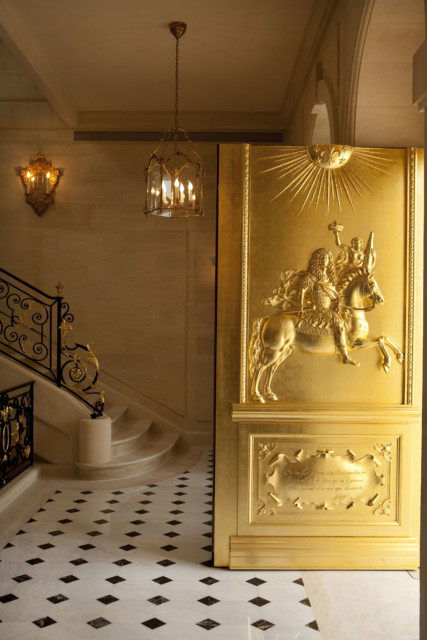 Gold is a common theme throughout the lavish palace