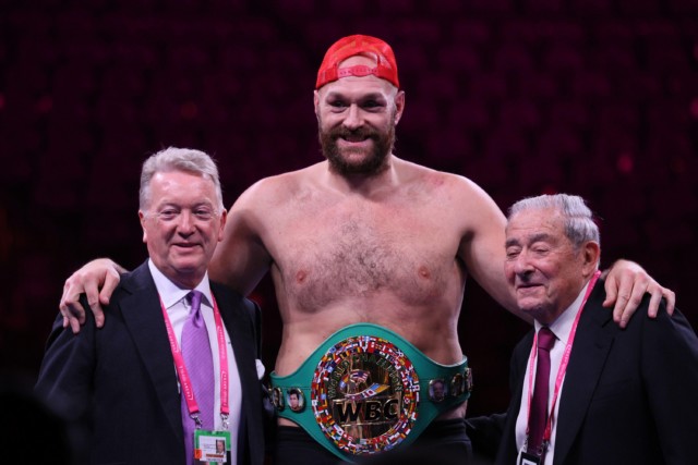 , Tyson Fury could fight Anthony Joshua rival Andy Ruiz Jr in March as Bob Arum reveals two options for Gypsy King