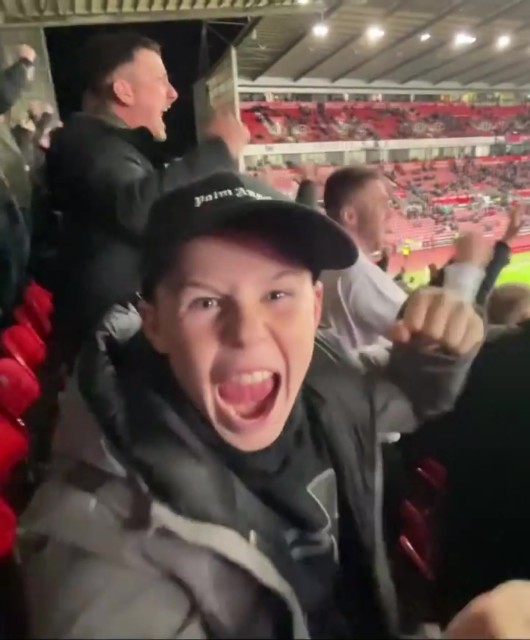 , Watch Wayne Rooney’s son Kai, 12, celebrate wildly at first away game after his dad pulls off amazing late win for Derby