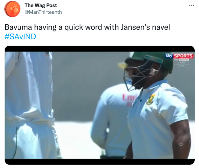 , South Africa cricketers Bavuma and Jansen spark hilarious memes as pair with 1ft 4in height difference bat together