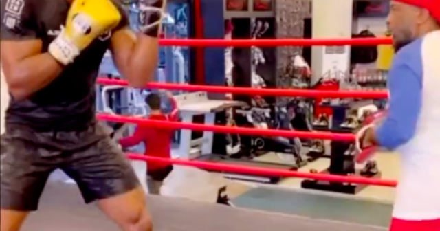 , Watch Anthony Joshua train in Dubai with US coach Anthony ‘Chill’ Wilson with Oleksandr Usyk rematch set for next year