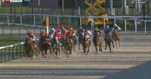 , Watch jockey’s incredibly cocky ride that makes a mockery of rivals with devastating late move