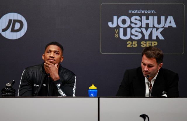 , Eddie Hearn pours cold water on Anthony Joshua allowing Tyson Fury to face Usyk after AJ hints he could ‘step’ aside