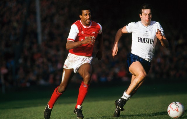 Viv Anderson notched up well over 100 appearances for Arsenal and was the first black player to represent England at full-back