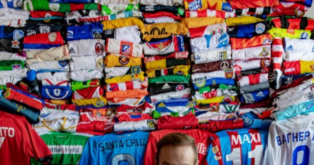 , Footie mad fan shows off his 400-shirt collection from Portsmouth to Milan