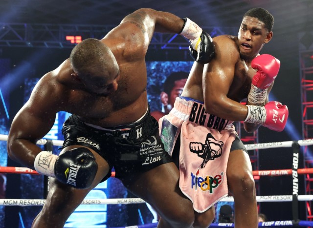 , Jared ‘Big Baby’ Anderson is heavyweight with a 100 per cent KO ratio, likened to Muhammad Ali and Mike Tyson