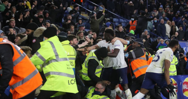 , Tottenham fan arrested on suspicion of assault after ‘SPITTING at steward’ during win over Leicester