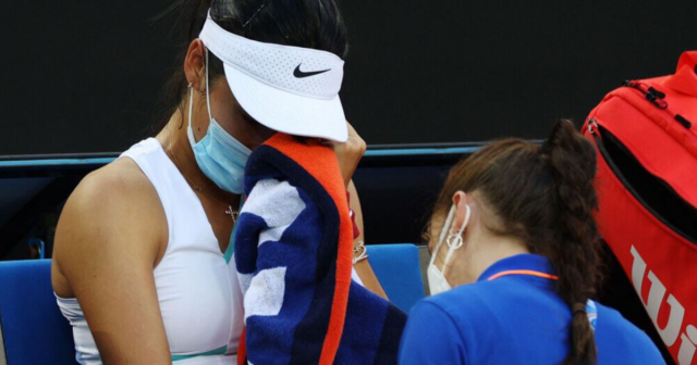 , Emma Raducanu’s Australian Open game against Danka Kovinic paused due to medical timeout as Brit suffers with blisters