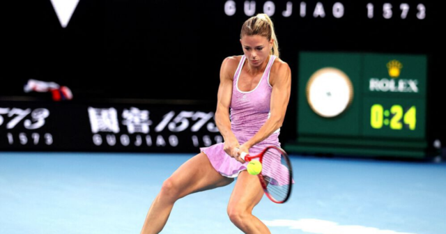 , Tennis star and lingerie model Camila Giorgi crashes out of Australian Open after losing to Ashleigh Barty
