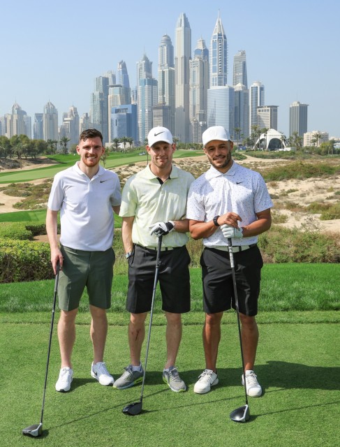 Robertson, Milner and Oxlade-Chamberlain were in Dubai playing golf