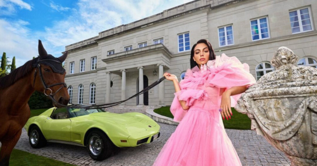 , Cristiano Ronaldo’s fiancee Georgina Rodriguez wows in stunning pink gown as she promotes new Netflix show