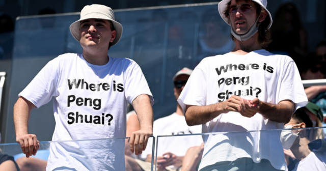 , Australian Open lift Peng Shuai T-shirt ban after being hit with furious backlash but banners still prohibited