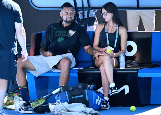 , Who is Nick Kyrgios’ girlfriend Costeen Hatzi? Loved-up couple seen kissing courtside and sharing a private jet