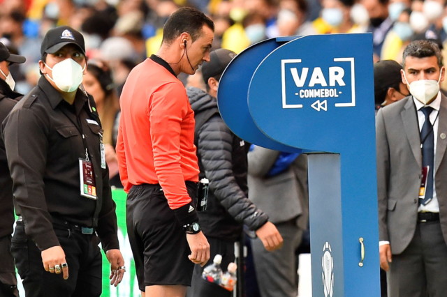 , Liverpool keeper Alisson sent off twice for Brazil but both times VAR overturns red card in crazy game against Ecuador